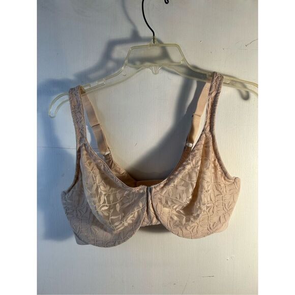Olga 40D rn#36543 bra beige lace vine design - Picture 1 of 5
